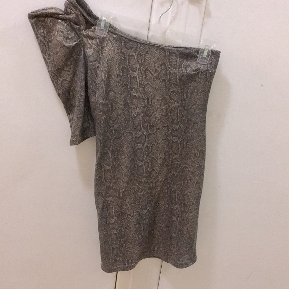 Asymmetrical club dress